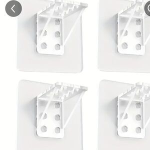 Four heavy-duty shelf brackets